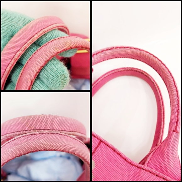 ✨️💎Authentic PRADA Canapa L Denim Tote Bag with strap - Picture 12 of 15